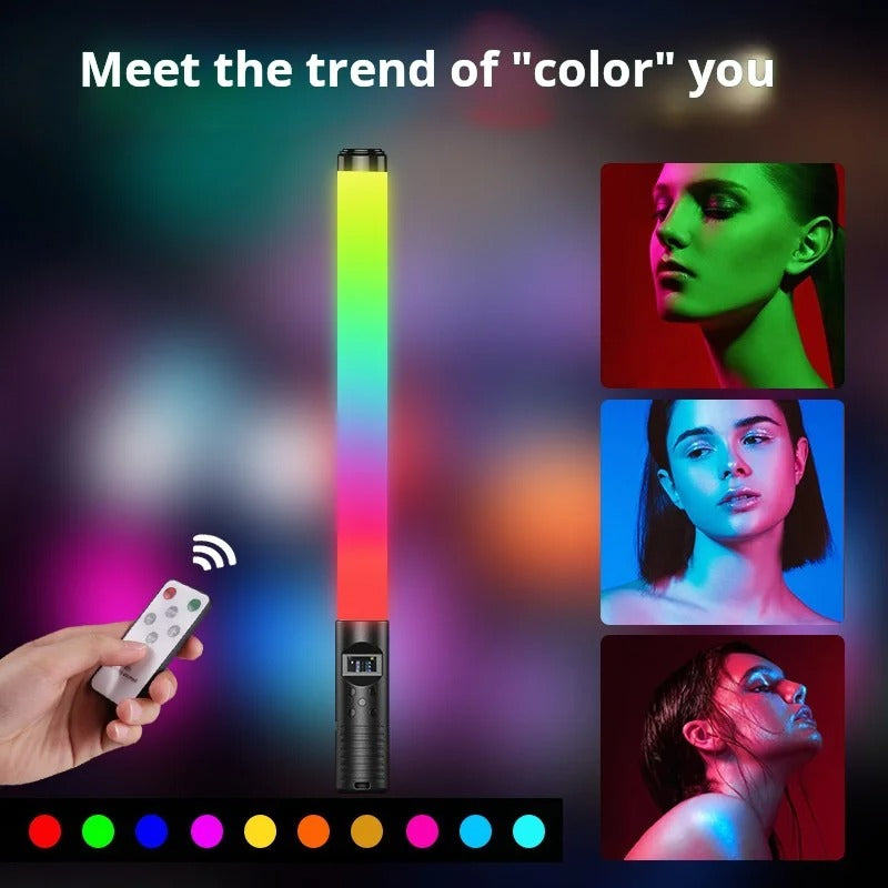 Portable RGB LED video Fill light stick -
