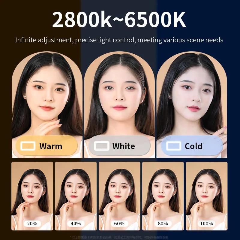 RGB Magnetic Handheld Ring Fill Light - Rechargeable for Phone Live Streaming, Photography, Desktop & Camera Cage Selfie Lightin apophis