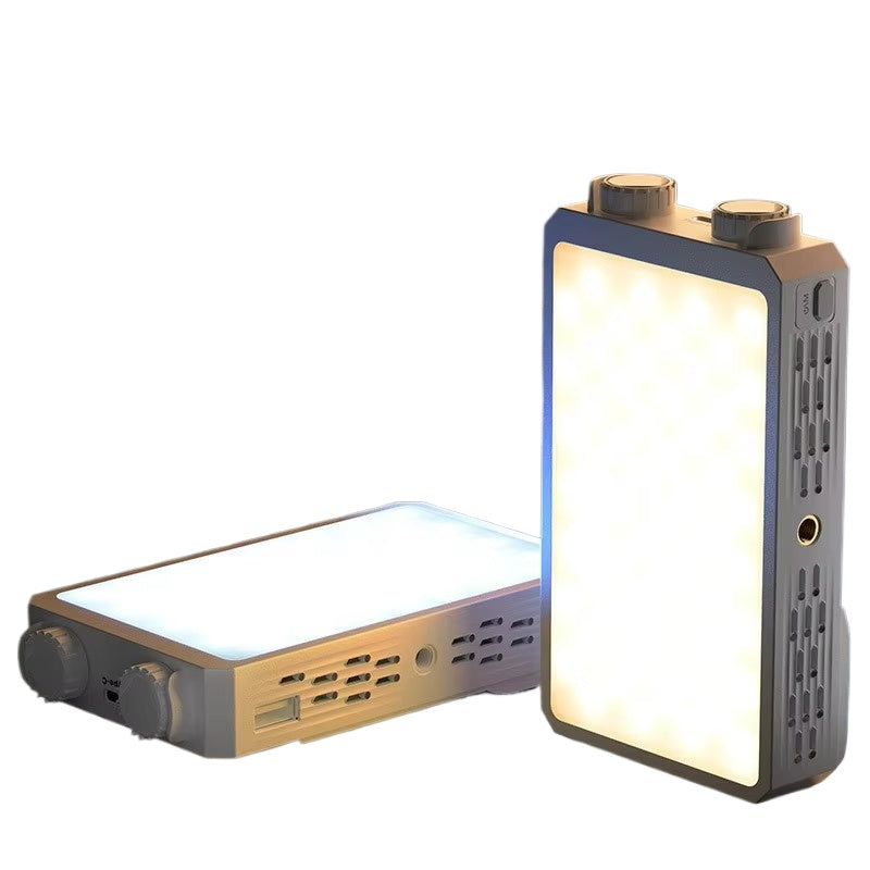 40W Mini Portable LED Fill Video Light with Built