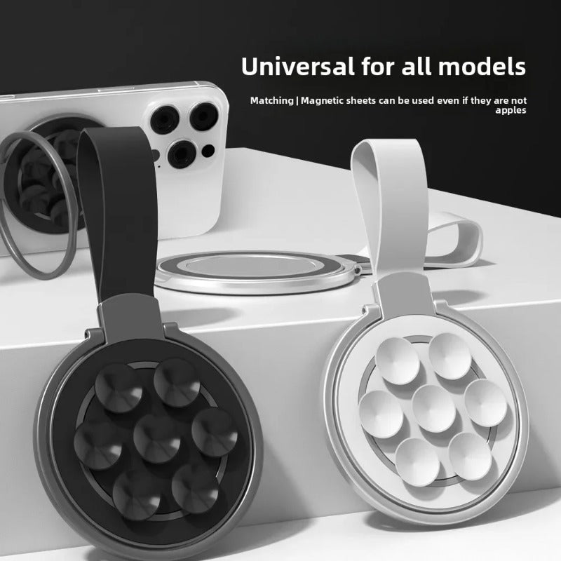 MagSafe Magnetic Ring Phone Stand | Silicone Suction Cup