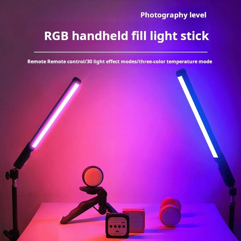 Portable RGB LED video Fill light stick -