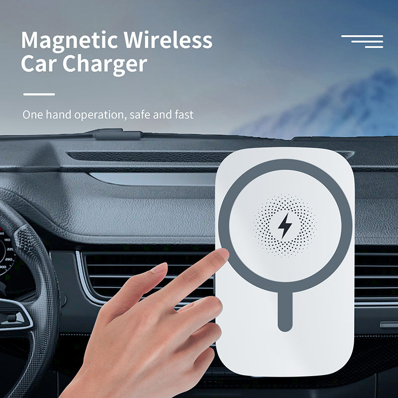 Apophis MagSafe Compatible Magnetic Car Wireless Charger - 15W Fast Charging