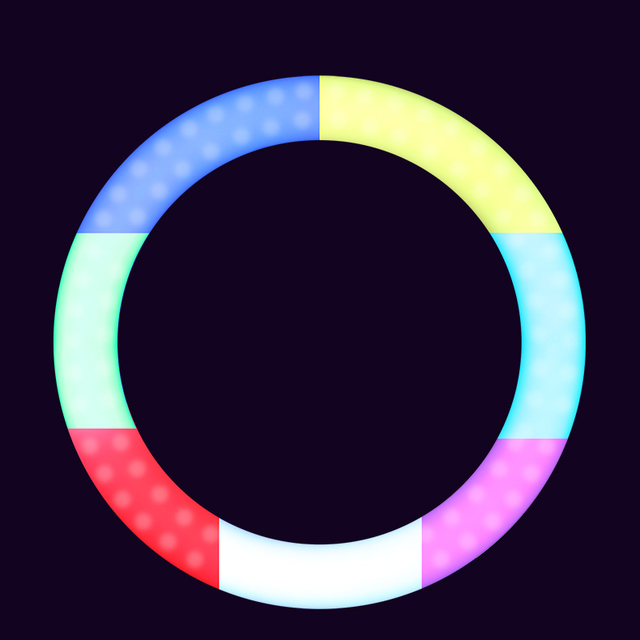 Apophis 13" RGB Music Rhythm LED Ring Light | Smart Sound-Sync for Streamers