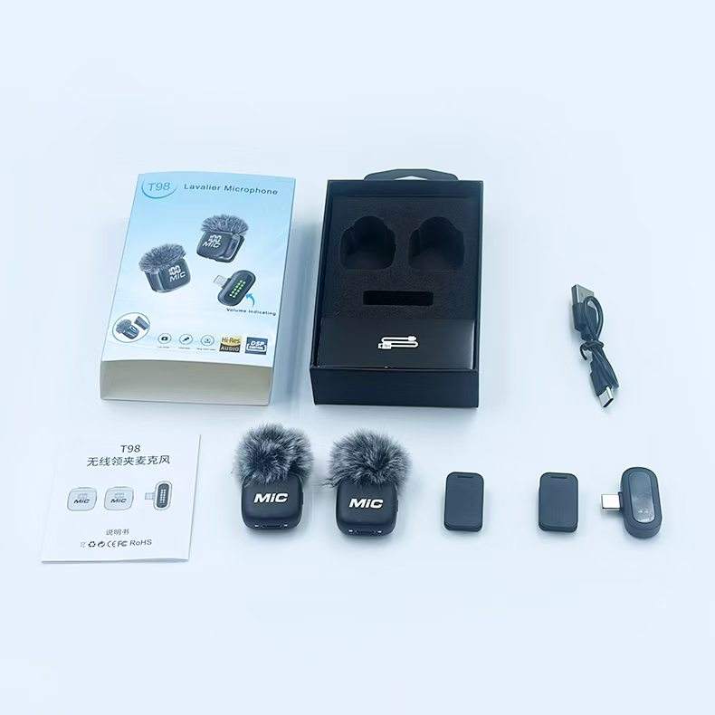 Apophis Pro Wireless Noise Cancelling Lavalier Microphone for Content Creators