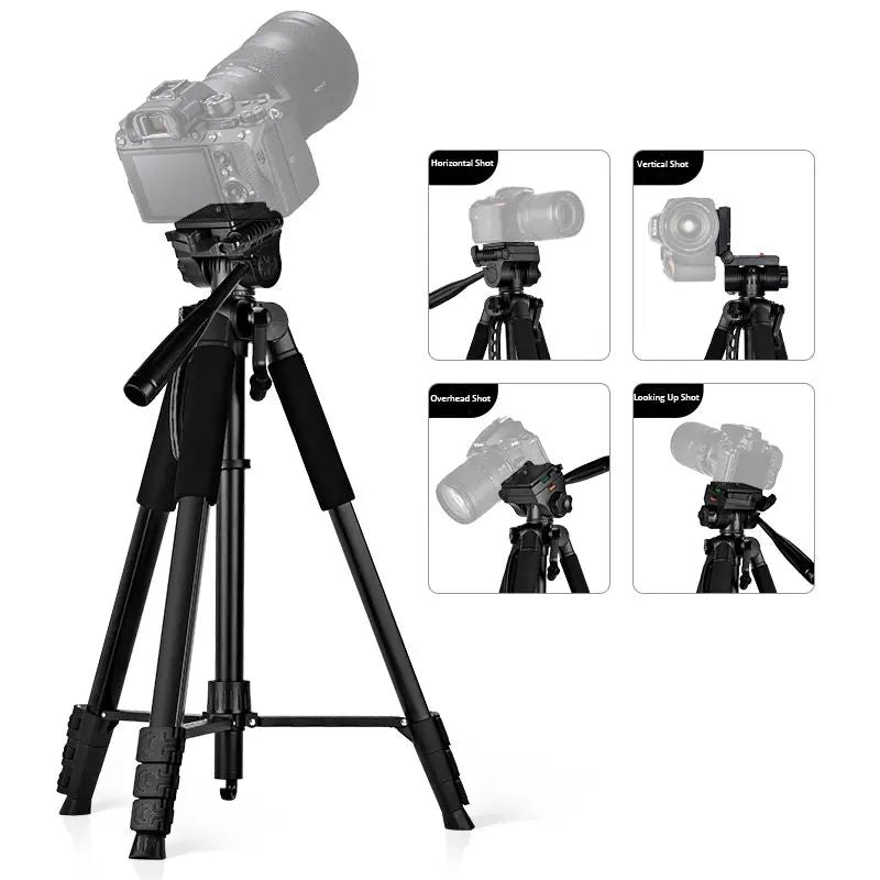 Apophis 1.6m Pro Studio Tripod Stand - Stable Support for Smartphones & Cameras