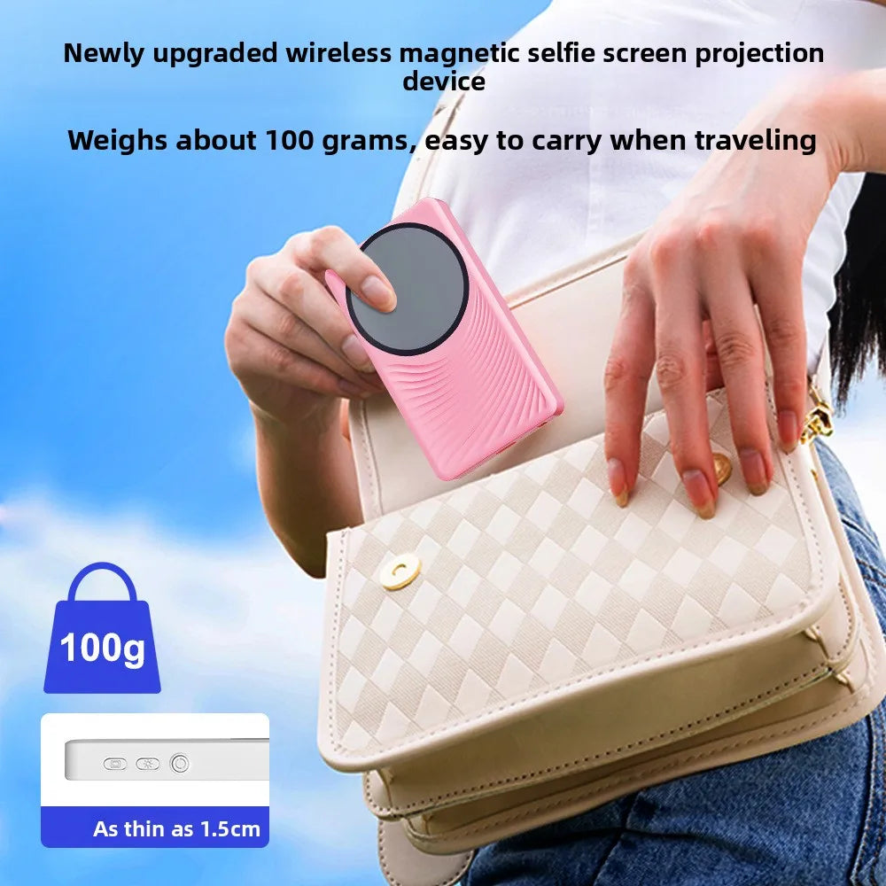 Portable Magnetic Phone Selfie Screen Mirroring Device