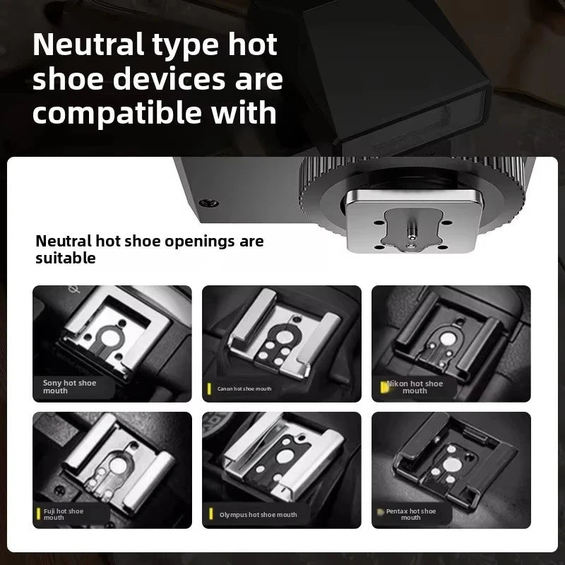 Mini Camera Top Flash External Hot Shoe Fill Light for Sony Canon SLR Nikon Fuji Panasonic - Photography Lighting Accessory apophis