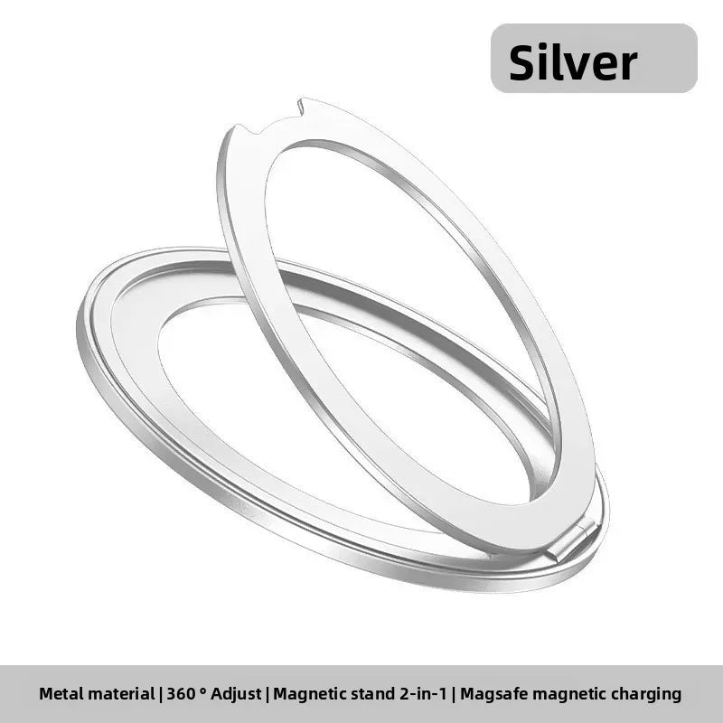 Magnetic Metal Phone Stand | 360° Rotation,Multi-Functional