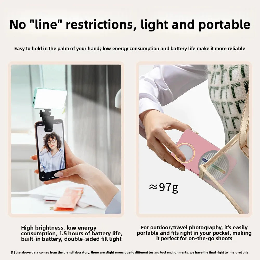 Mini Phone Magnetic LED Fill Light | Portable Pocket Lamp