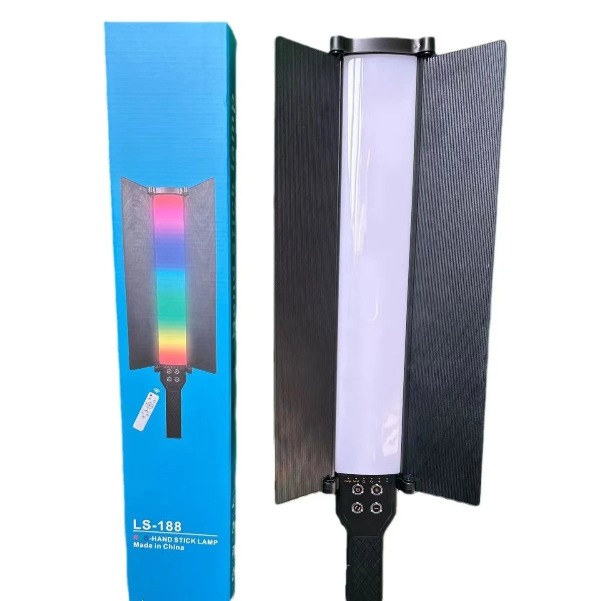 RGB Full Color LED Light Stick | Handheld Dimmable Fill Light | USB Rechargeable, Indoor Shooting/Outdoor Live Streaming Lamp