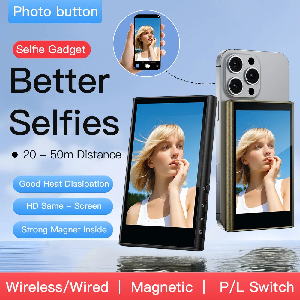Aluminum Alloy Phone Selfie Screen Assistant