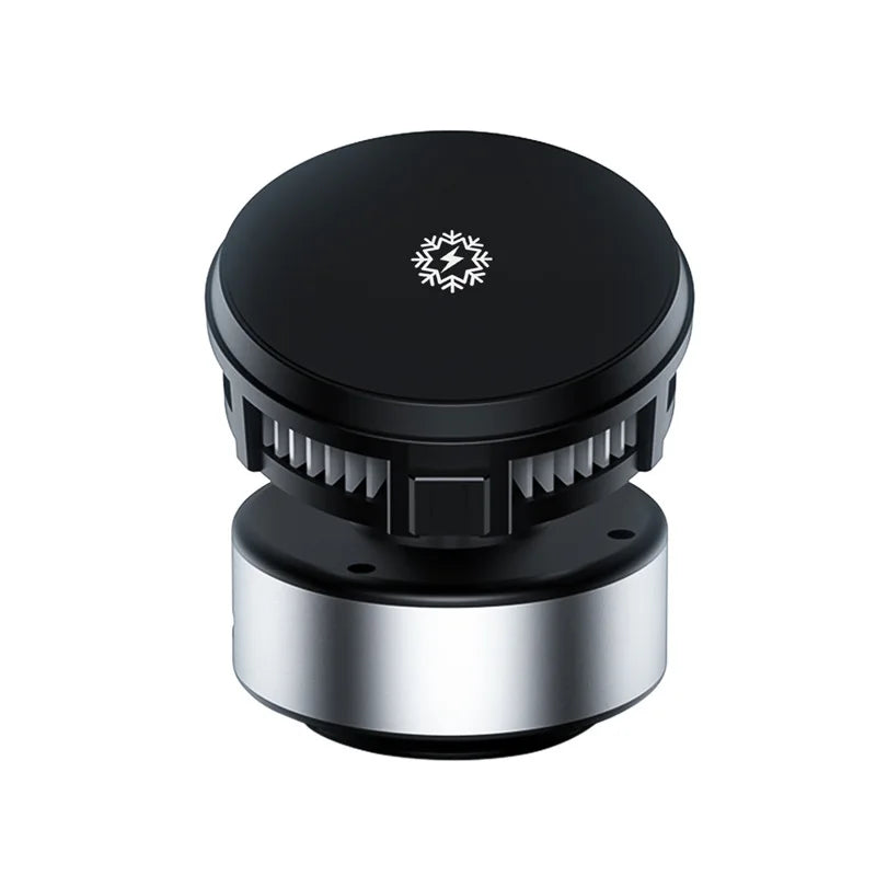 15W Wireless Charging Car Phone Holder | Magnetic, Vacuum Suction