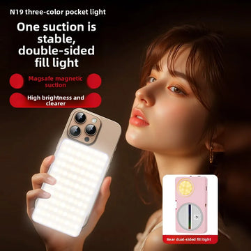 Mini Phone Magnetic LED Fill Light | Portable Pocket Lamp