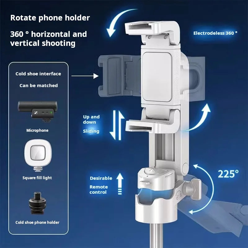 Ultra Compact Selfie Stick,Travel Portable Tripod