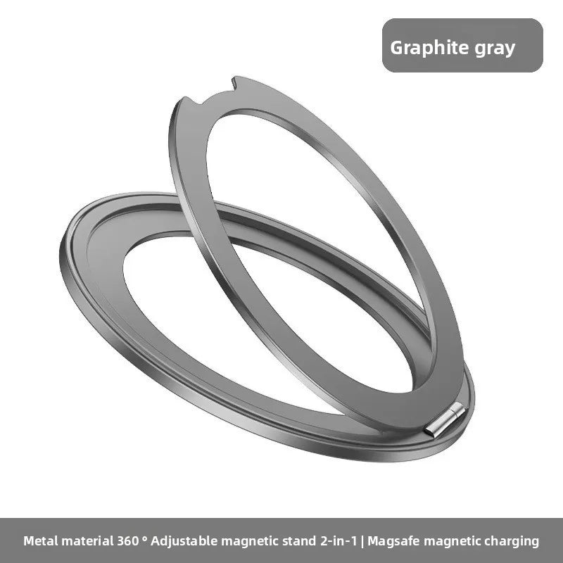Magnetic Metal Phone Stand | 360° Rotation,Multi-Functional