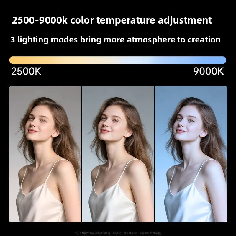 M19 Magnetic Fill Light LED Handheld Lamp for All Phones/Cameras, Ideal for Meetings, Photography, Live Streaming &Vlog Shooting