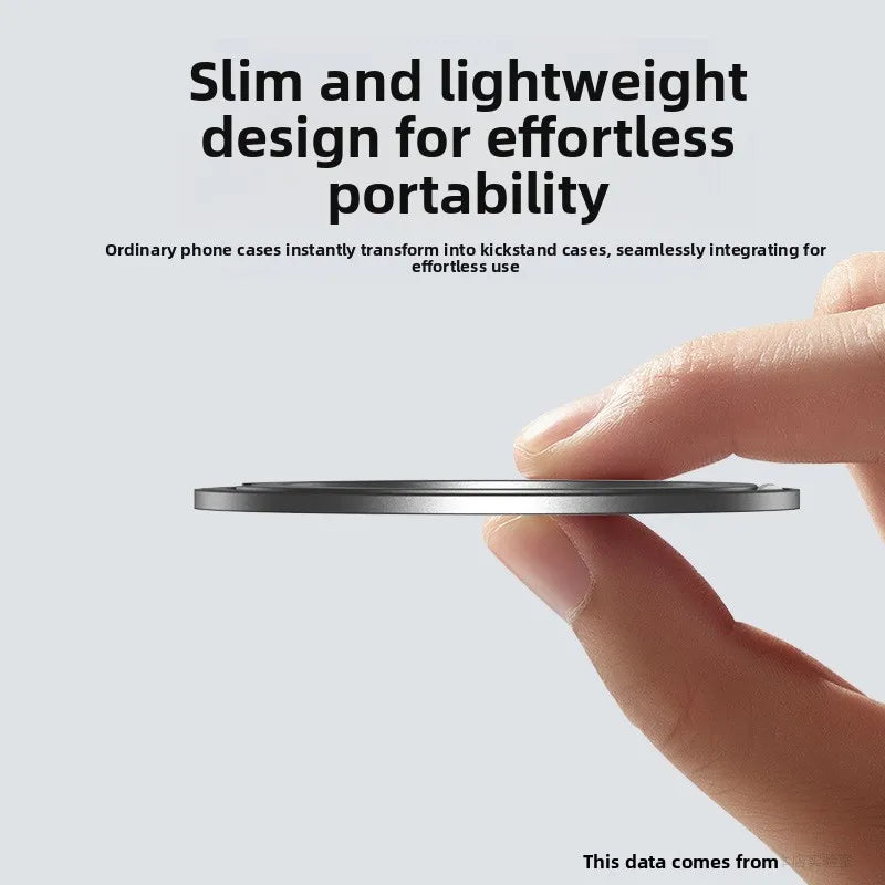 Magnetic Metal Phone Stand | 360° Rotation,Multi-Functional
