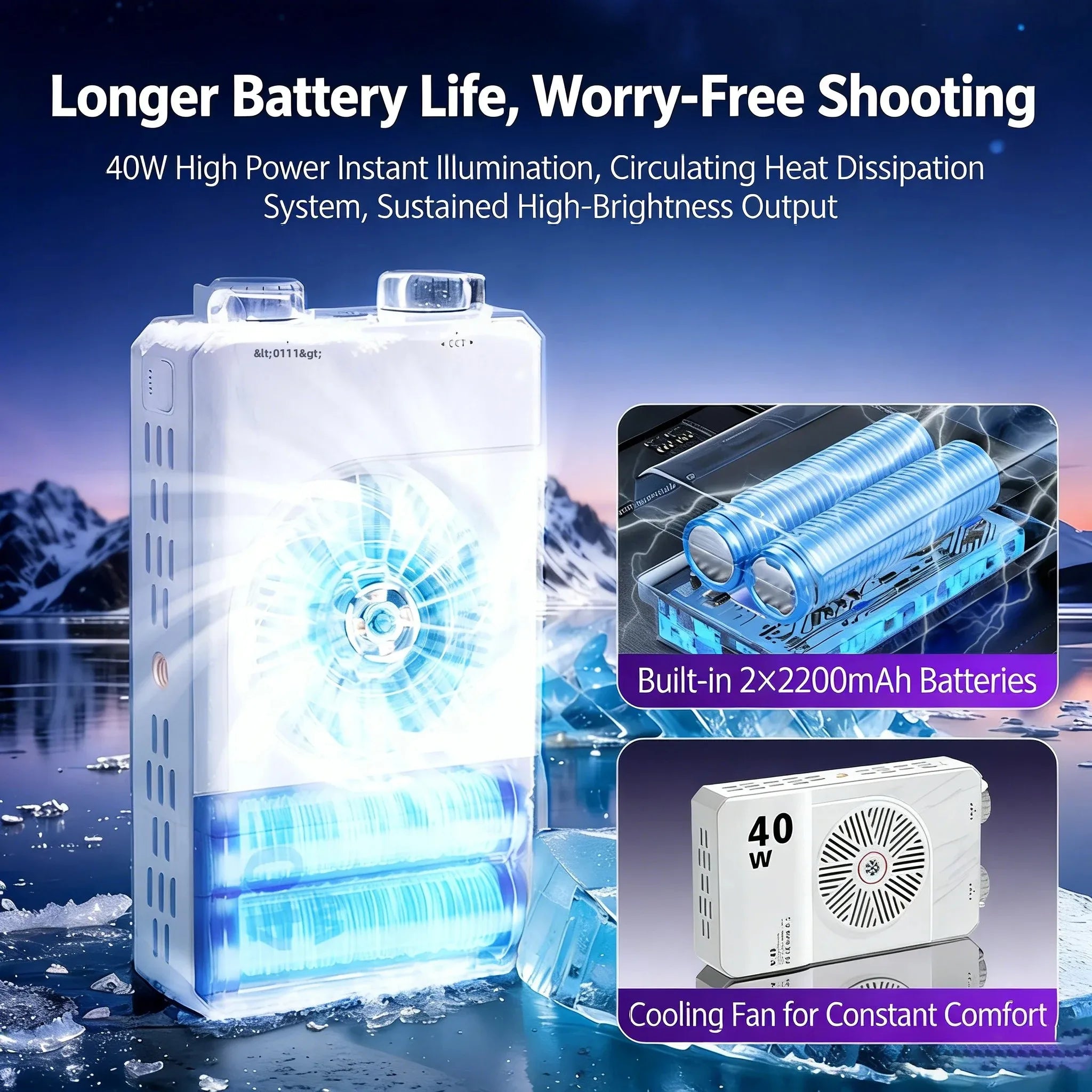 Apophis Portable mini fill light