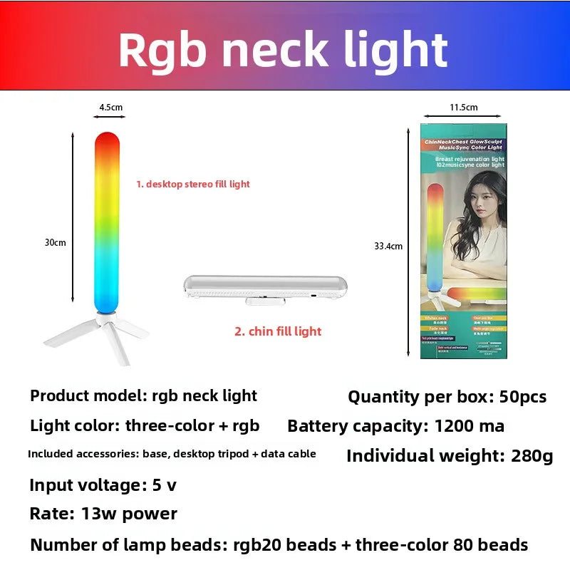 RGB Music Sync Desktop Ambient Fill Light Magnetic