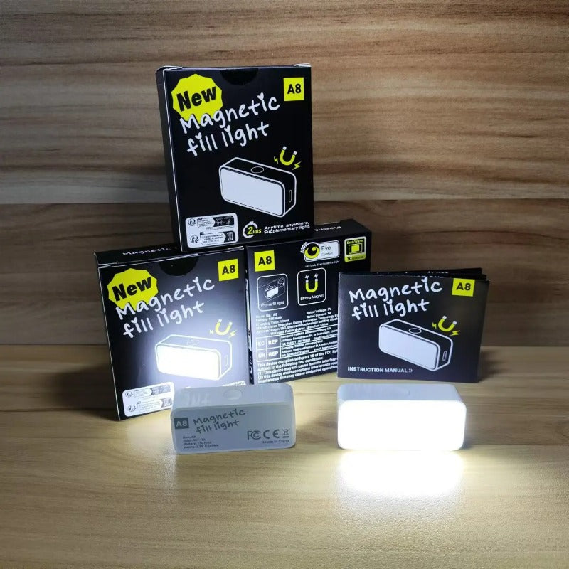 Portable Mini A8 Magnetic Led Fill Light Lamp Mobile
